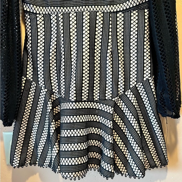 Dress - Black lace overlay fit and flare Lulu's dress - Picture 8 of 10